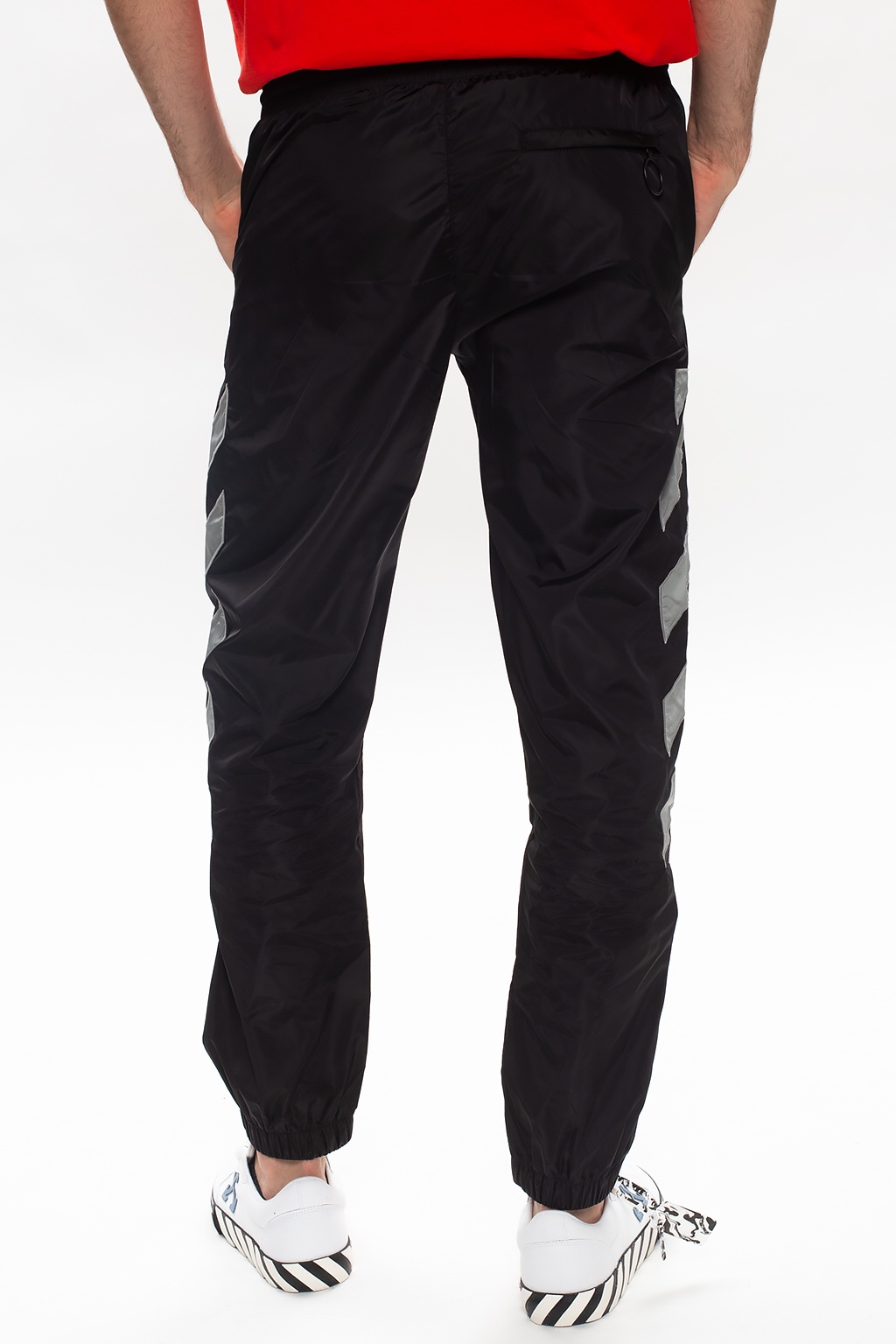 Off white hotsell stripe sweatpants